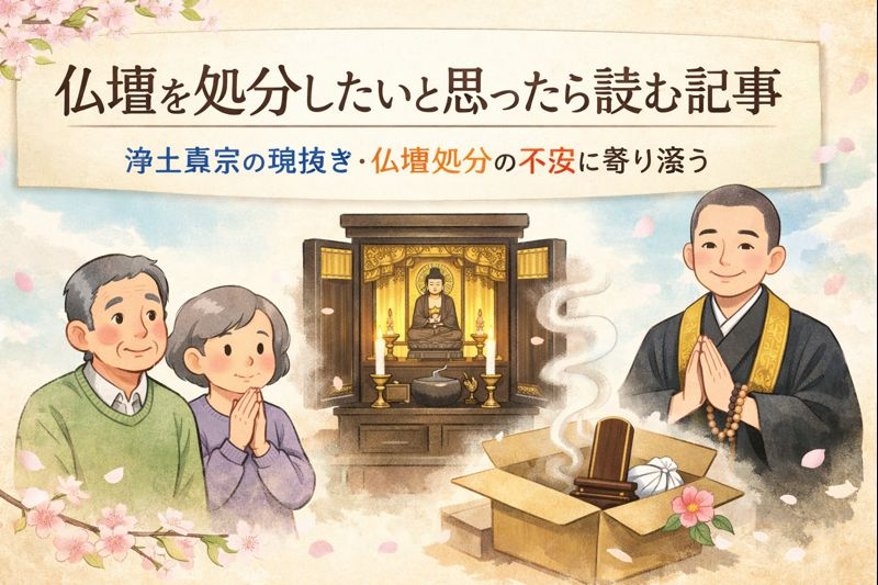 仏壇を処分したいと思ったら読む記事